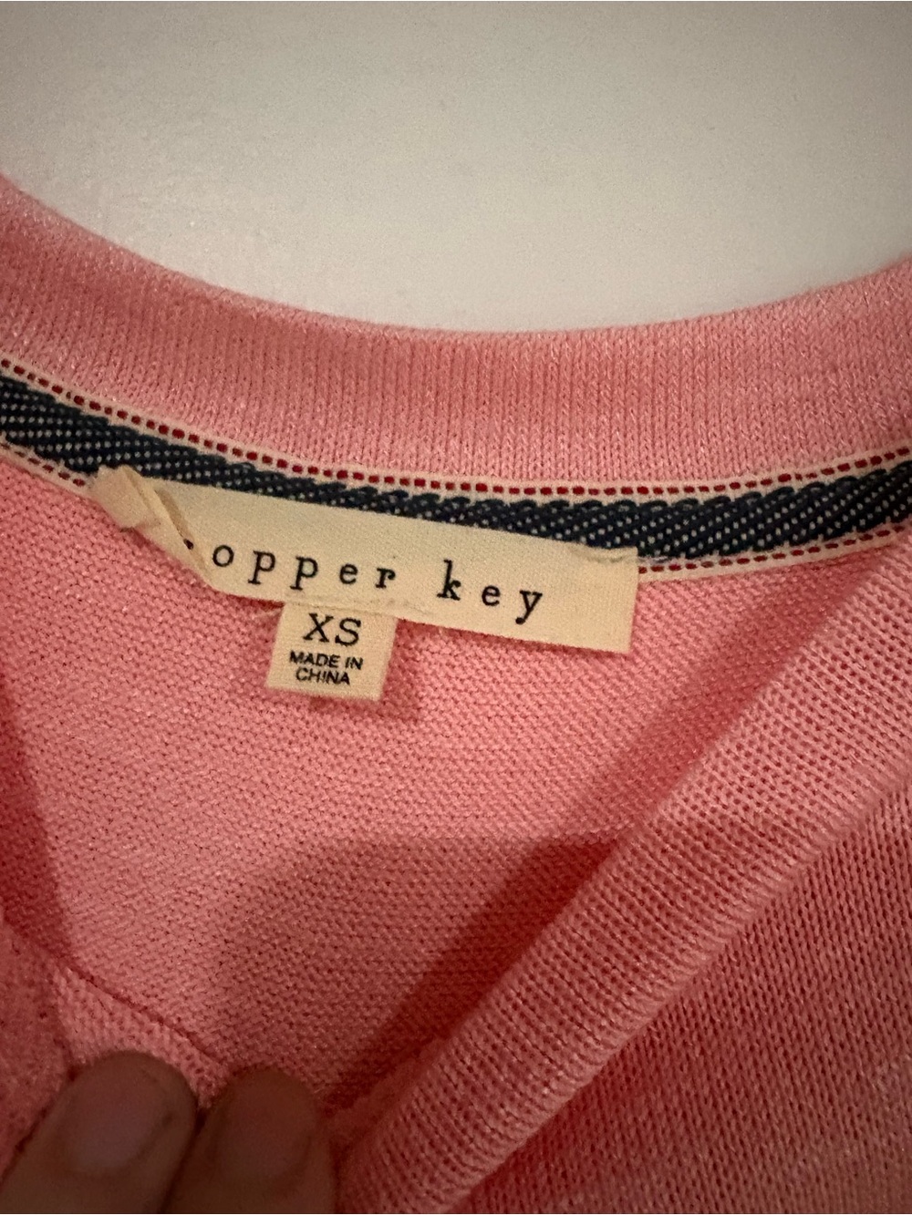 Copper Key Pink Scoop Neck Ruffle Back Tunic - Picture 4 of 5